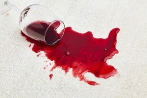 how to get red wine out of carpet