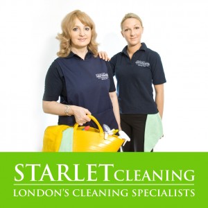 Two cleaners from the Starlet Cleaning company London