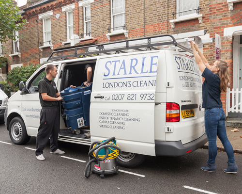 Van used for by End Of Tenancy Cleaners London